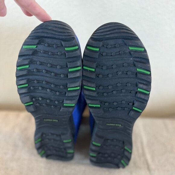 Lands' End Woman's Blue Quilted Suede Weather-Field Outdoor Winter Boots Sz 10 - Picture 8 of 11